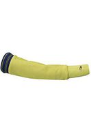 National Safety Apparel S02KY01RG Kevlar Mesh Sleeve with Knit Wrist and Thumbhole, 20", Regular, Yellow