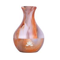 INNERPEACE Premium Essential Oil Diffuser, BPA Free 130 ML Wood Grain Mini Aromatherapy, Cool Mist Humidifier with 7 Colors LED Lights Waterless Auto Shut-off for Home Office Baby (Marble)