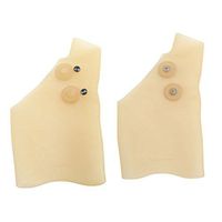 VORCOOL 1 Pair Gel Wrist Thumb Support Braces Therapy Wrist Hand Thumb Gloves Waterproof Elastic Silicone Gel Wrist Support Brace for Tenosynovitis Typing Pain Relief