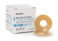 57274914 Skin Barrier Ring McKesson Moldable Adhesive Universal Size Flange Universal Hydrocolliod Shape-to-Fit 2 Inch Diameter X 1/16 Inch Thickness