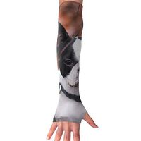 QG ZZX Bulldog Dog Unisex Compression Arm Sleeves UV Protection Performance Arm Sleeve - for Outdoor Sports Baseball,Basketball,Football (1 Pair)
