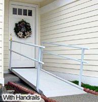 EZ-Access CSHR8 PATHWAY 8 Feet Pathway Classic Ramp With Rails