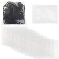 Hslife 20 Pack 24''x32'' Soft Clear Basket Bags Gift Bags, Large Clear Cellophane Wrap for Baskets & Gifts,Waterproof and Moisture Proof Bags 2.1 Mil Thick