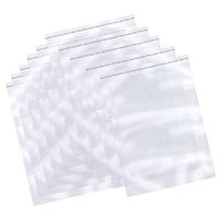 The Elixir Packaging 8" x 10" Clear Reclosable Resealable Cello Poly Plastic Bags, 100 Count