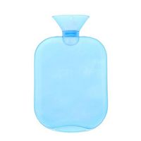 Hot Water Bag, 2L Hot Water Bottle 3 Colors - Hot Water Bag Large Halloween Water Bag, Christmas Gifts(Blue)