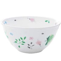 AXZHYX Bowl Household Kitchen Tableware Bowl 6.5 inch Salad Fruit Bowl Ramen Rice Bowl Breakfast Lunch Bowl Ceramic Round Bowl Party Party Tableware Hotel Tableware Home Noodles Boiled Fish Soup Bowl