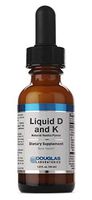 Douglas Laboratories - Liquid D & K - Vitamins K-1, K-2 and Vitamin D3 to Support Optimal Bone Health - 1 fl. oz. - Natural Vanilla Flavor