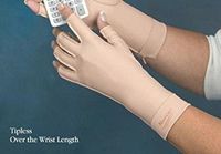 Edema Glove, Over Wrist, 3/4 Finger, Size: L, Left