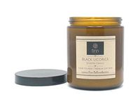 Finn Naturals Black Licorice Hand Poured Premium Soy Wax Candle 9 oz