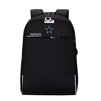 Unisex Laptop Backpack with USB Charging Port, Waterproof and Anti-Theft - Pick Dallas Cowboys
