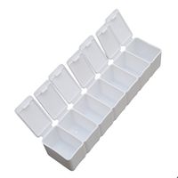Myhouse Medicine Storage Organizer Container Tablet Pill Holder Box