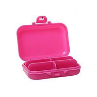 Pill Box Organiser Weekly 7 Day AM PM 3 Times a Day with Large Compartments Travel Case for Pills Vitamin Fish Oil Supplements(10 Pieces)