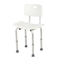 Mecor Medical Shower Chair Bathtub Seat Bench Stool 6 Height Adjustable Bath Lift Chair with Detachable Backrest