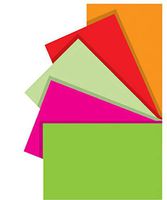 Hygloss Fluorescent Paper, 22 x 28 Inches, Assorted Colors, 12 Sheets
