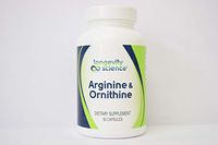 Longevity Science L-Arginine & L-Ornithine 500 mg /250 mg