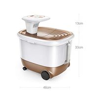 Negative Ion Warm Air Foot Bath, Thermostatic Household Deep Barrel Foot Soaking Tub wuth Adjustable Temperature ControlWaterproof Heightening Display