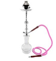 new 1 hose 22" White Hookah shisha nargila bar narguile nargile glass water Vase