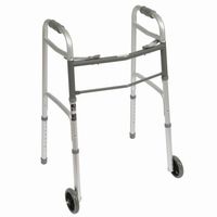 Roscoe Medical ROS-WK40350-4 Two Button Walkers, Gray