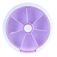 Lazinem Durable Practical 7 Girds Pill Box Medicine Tablet Storage Vitamin Dispenser Pill Dispensers & Reminders