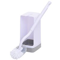 Toilet Brush,Toilet Brush with Holder,Compact Long Brush and Enough Heavy Base for Bathroom Toilet,Deep Cleaning