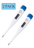 Digital LCD Display Mouse Thermometer Fast Accurate and Readings Thermometer for Armpit Oral for Baby Kids and Adult Home Office 2 Pack(Color Random)