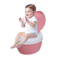 Sagton ( US Stock ) Potty Training Seat for Kids Boys Girls,Multi-Stage 3-in-1 Potty Training Toilet,Removable and Easy to Clean (Pink)