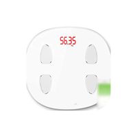 Body Fat Scale Floor Scientific Smart Electronic Digital Weight Bathroom Scale Balance Bluetooth APP Android or iOS,White