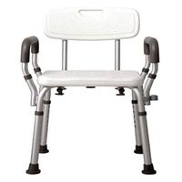 ZHAO XIN Shower Stool | Drive Medical Plastic Tub Transfer Bench | with Adjustable Backrest | for Elderly,Senior,Handicap & Disabled