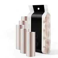 5 Rolls Rubbish Garbage Bin Liners Kitchen Toilet Good Quality Purple Black Waste Trash 50x45cm Bags Vest Typ,Gold