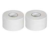 Games&Tech 1.5" x 15yds White Athletic Tape - Pro Grade Very Strong Easy Tear - 2 Rolls