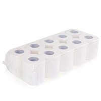 Ultra Soft White Toilet Paper, 3 Ply Comfort Care Bath Tissue, 10 Family Mega Rolls - Highly Absorbent - Fit Into Standard Hand Towel Dispensers, Ideal for The Washroom