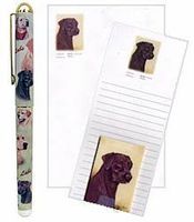 Black Lab Stationery Gift Set
