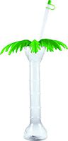 24 OZ Clear Palm Tree Cup, 48 PER CASE