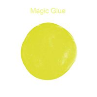Escolourful Glue Dust Cleaner for Car, Keyboard Cleaning Silica Gel Gummy Cleaners, Magic Innovative Super Soft Sticky Dust Cleaning Gel (Yellow, 1 PCS)