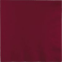 Club Pack of 250 Burgundy Premium 3-Ply Disposable Dinner Party Napkins 8.75"