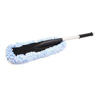 uxcell Blue Soft Microfiber Car Cleaning Duster Plastic Handle Compact Brush