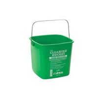 Winco PPL-3G Cleaning Bucket, 3-Quart, Green Soap Solution by Winco