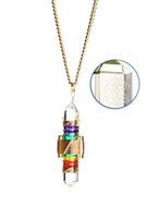 Buddha Maitreya the Christ Etheric Weaver® Pendant in Gold Wire - Quartz Crystal Vibrational Healing Tool