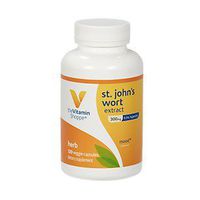 The Vitamin Shoppe St. John's Wart Extract 300MG (.3 Hypericin), Supports Mood Mental Health, Calm Relaxation (120 Veggie Capsules)