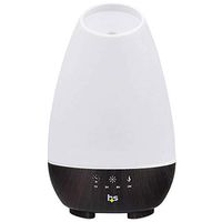 HealthSmart Aromatherapy Essential Oil Diffuser and Cool Mist Humidifier with 500ML Tank Ideal for Large Rooms Features Adjustable Timer, Mist Mode and 7 LED Light Colors, White, 40-500-190