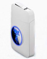 Rechargeable USB Lighter Cigarette Case for Regular Size Cigarettes Holder of 19 Cigarettes