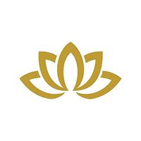 Simple Lotus Yoga Vinyl Decal Sticker | Cars Trucks Vans SUVs Walls Cups Laptops | 5.5 Inch | Gold | KCD2714