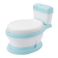 Mggsndi 3 in 1 Kids Toddler Potty Toilet Training Seat Step Stool with Splash Guard, Travel Portable Reusable Space-Saving Potty Training Seat for Babies, Toddlers and Kids Blue