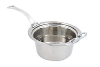 Bon Chef 5460HLSS Casseole, Laurel on the Rim with Long Handles, Stainless Steel