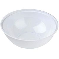 Efavormart 12 Pcs - White Round 4qt Disposable Plastic Serving Bowl for Catered Events Weddings Parties Banquets