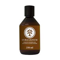 Cura Lignum Boiled Linseed Oil Natural Glossy Finish I 8.45 Fl Oz I Cleans and Protects Wood Surfaces I Offers a Nice Lasting Shiny Finish I Applicable to All Types of Wood I Aromatic Fragrance