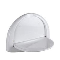 XH Foldable Non-Slip Bath Chair Supports Up to 286lb, Stainless Steel with Backrest, Suitable for Elderly Disabled and Pregnant Women