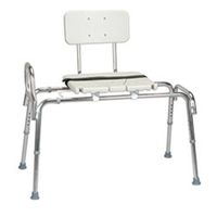 Transfer Bench Sliding with molded seat and back. Removable cut-out panel - 30010 Roscoe