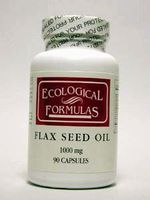 Ecological Formulas Flax Seed Oil (Organic) 90 Gels