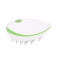 Handheld Electric Scalp Head Massager Vibrating Hair Comb Brush Massage Green